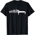 thumbnail image 1 of Funny Human Billiards Evolution 8 Ball Pool Cue Stick Player T-Shirt, 1 of 3