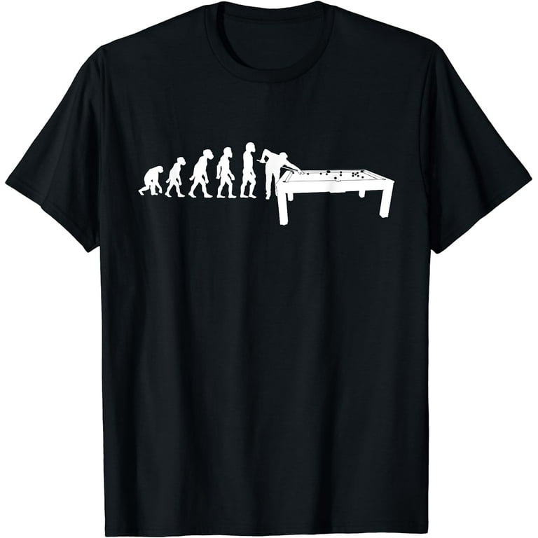 Pool Billiards Evolution T-Shirt Pool Billiards Evolution T-Shirt