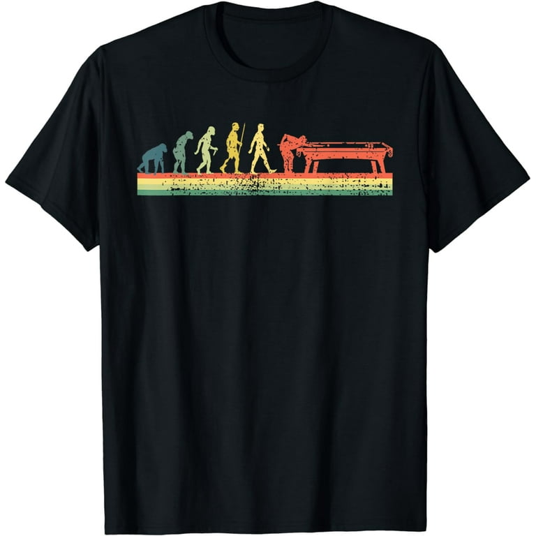 Pool Billiards Evolution T-Shirt Pool Billiards Evolution T-Shirt