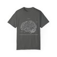 thumbnail image 1 of Funny Human Brain Anatomy Physiology Men Women Gift Retro Medical Science Anatomical Student Unisex Garment-Dyed T-shirt, 1 of 4