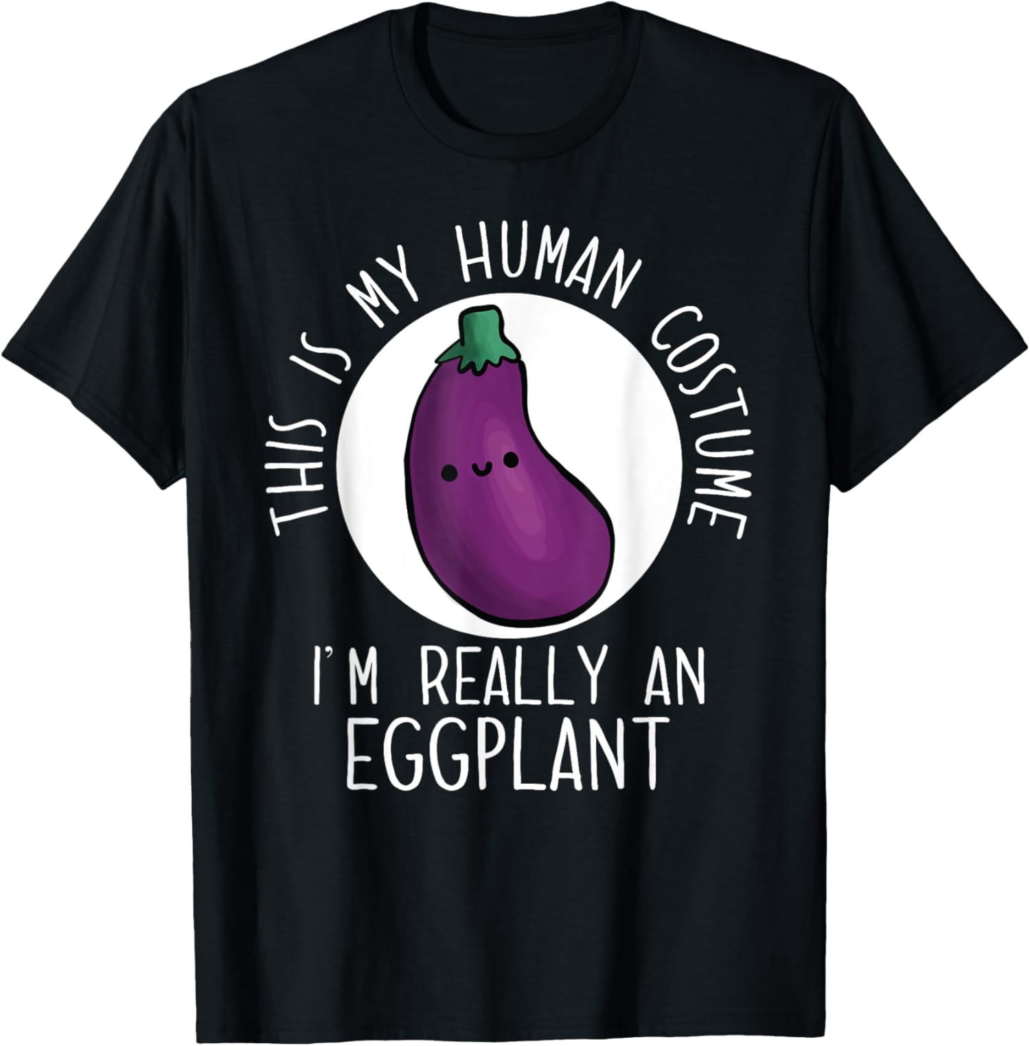 Eggplant Funny Pattern Print Men Long Robe