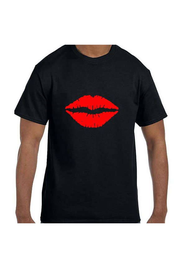 Funny Humor Red Lips Romance T-Shirt