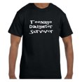 thumbnail image 1 of Funny Humor Tshirt Mother's Day Teenage Daughter Survior, 1 of 1
