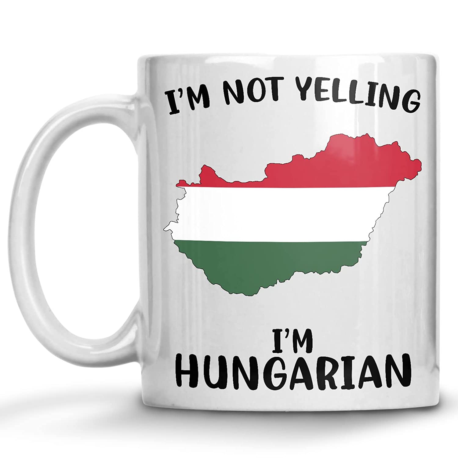 Polish Pride Coffee Mug - 11 Oz Ceramic 'Not Yelling I'm Polish' Novelty Cup