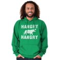 thumbnail image 1 of Funny Hungry Hangry Hippos Unisex Plus Fleece Graphic Hoodie Brisco Brands 5X, 1 of 2