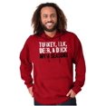 thumbnail image 1 of Funny Hunting 4 Seasons Deer Elk Fowl Hoodie Sweatshirt Women Men Brisco Brands 2X, 1 of 6