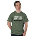 thumbnail image 1 of Funny Hunting 4 Seasons Deer Elk Fowl Men's Graphic T Shirt Tees Brisco Brands S, 1 of 6