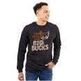 thumbnail image 1 of Funny Hunting Big Bucks Deer Hunt Pun Plus Size Long Sleeve Graphic Tee Shirt Brisco Brands 2X, 1 of 5