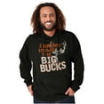 thumbnail image 1 of Funny Hunting Big Bucks Deer Hunt Pun Unisex Plus Fleece Graphic Hoodie Brisco Brands 2X, 1 of 5