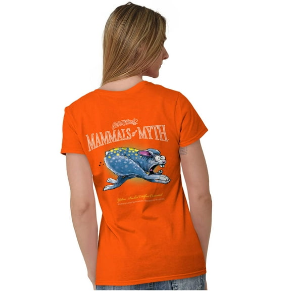 Funny Hunting Myth Coldfoot Rabbit Womens Slim Fit Graphic Tee Brisco Brands S