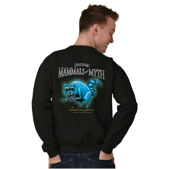 Funny Hunting Myth Swamp Raccoon Unisex Plus Fleece Graphic Sweatshirt Brisco Brands 2X