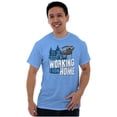 thumbnail image 1 of Funny Hunting Work From Home Hunters Plus Size Crewneck Graphic Tee Shirt Brisco Brands 2X, 1 of 5