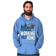 thumbnail image 1 of Funny Hunting Work From Home Hunters Unisex Plus Fleece Graphic Hoodie Brisco Brands 2X, 1 of 5