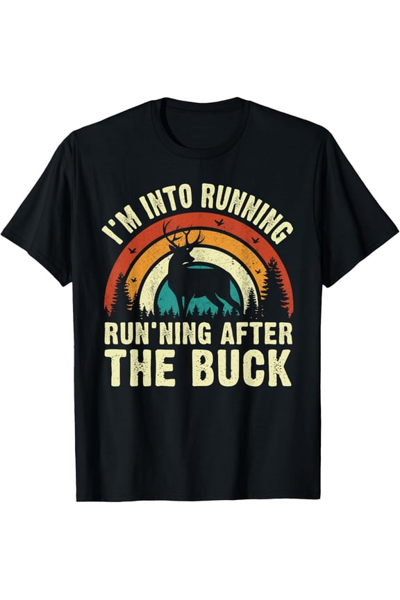 Funny Hunting Yoga - Season Hunting - Dad Buck Deer Hunter T-Shirt