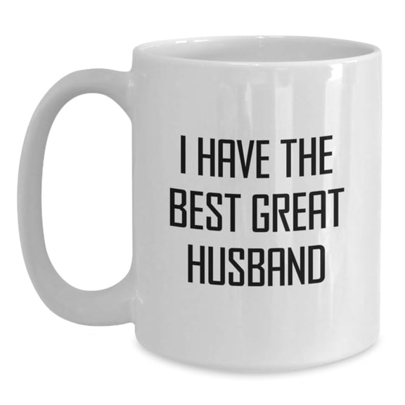 Funny Husband Gifts from Friends for Him White Coffee Mug Christmas Unique Presents