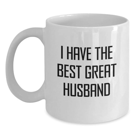 Funny Husband Gifts from Friends for Him White Coffee Mug Christmas Unique Presents