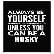 Funny Husky Poster - Wall Decor for Pet Lovers Gift
