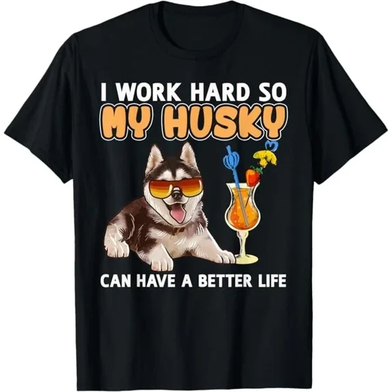 Funny Husky Shirt Husky Lovers Gifts Shirt T-Shirt