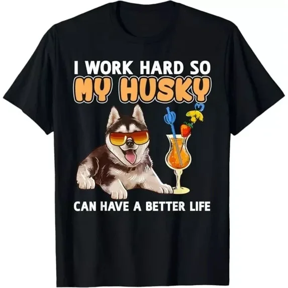 Funny Husky Shirt – Husky Lovers Gifts T-Shirt for Dog Owners