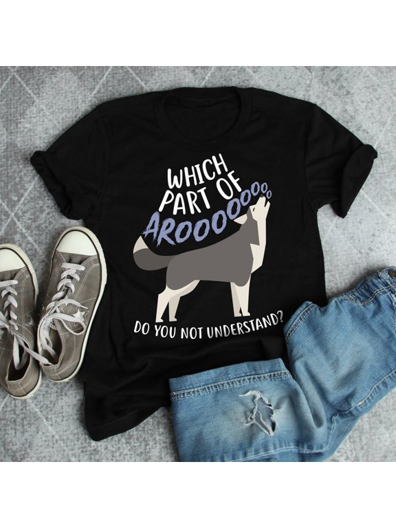 Funny Husky Shirt, Women Men, Dog Lover Gift, Cute Husky T-shirt, Husky Lover Tshirt, Pet Tee, Malamute, Wolf Tops, Furry Fandom, Mom, Dad