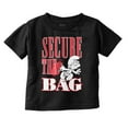 thumbnail image 1 of Funny Hustle Smurf Secure The Bag Toddler Boy Girl T Shirt Infant Toddler Brisco Brands 12M, 1 of 6