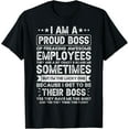 thumbnail image 1 of Funny I Am A Proud Boss Of Freaking Awesome Employees Boss T-Shirt, 1 of 4