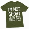 thumbnail image 1 of Funny I Am Not Short Tee Shirt Humor Tee For Him Birthday Gift Tee Shirt (Small Military Green), 1 of 6