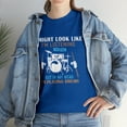 thumbnail image 1 of Funny I Am Playing Drum For Drummers Band Members T-Shirt, 1 of 12