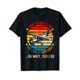 thumbnail image 1 of Funny I Don't Always Stop and Look at Airplanes T-Shirt, 1 of 5