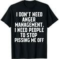 thumbnail image 1 of Funny I Don't Need Anger Management Shirt Sarcastic Tshirt, 1 of 3