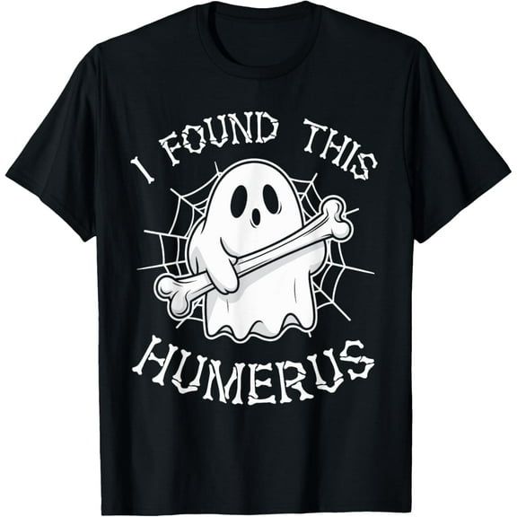 Funny I Found This Humerus Boo Ghost Halloween Costume T-Shirt