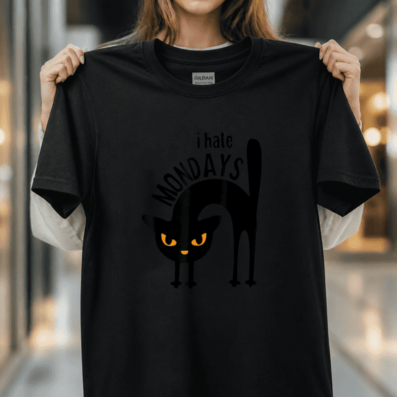 Funny I Hate Monday Novelty Apparel Grumpy Office Work Humor Unisex T-Shirt, S - 5XL