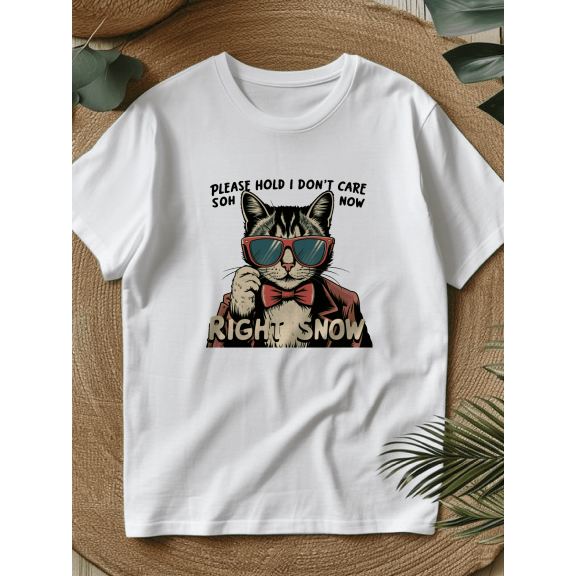 Funny I Have Selective Hearing You Werent Selected Cat Humor T-Shirt