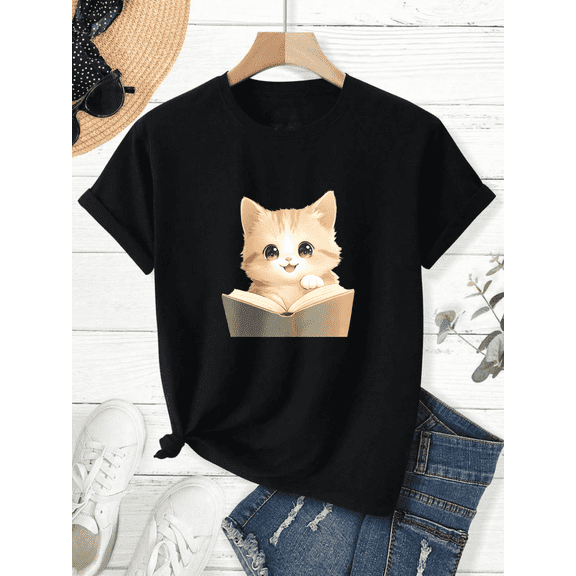 Funny I Have Selective Hearing You Werent Selected Cat Humor T-Shirt