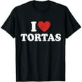 thumbnail image 1 of Funny I Heart Tortas Mexican Food Lover Short Sleeve Graphic T-Shirt, 1 of 6