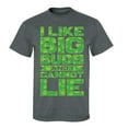 thumbnail image 1 of Funny I Like Big Buds Adult Unisex Short Sleeve T-Shirt-Heather Gray-XXL, 1 of 4