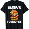 thumbnail image 1 of Funny I Like Big Buns I Can Not Lie Hamburger T-Shirt, 1 of 4