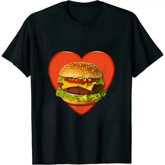 Funny I Love Cheeseburgers I Heart Cheeseburgers T-Shirt
