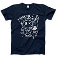 thumbnail image 1 of Funny I Match Energy So How We Gon' Act Today Graphic T-Shirt - Smiley Face Skeleton Hand Tee, Sarcastic Humor, Unisex Casual Wear, Trendy Streetwear, 1 of 7