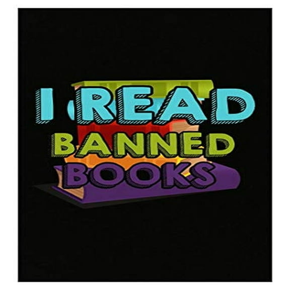I Read Banned Books Poster - Wall Decor for Book Lovers Gift