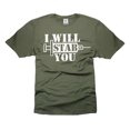 thumbnail image 1 of Funny I Will Stab You Shirt Nurse Doctor Shirts Humorous Gifts Nurse Birthday Gift Unisex Shirt (XX-Large Military Green), 1 of 6