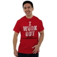 thumbnail image 1 of Funny I Work Out Procrastination Men's Graphic T Shirt Tees Brisco Brands L, 1 of 6