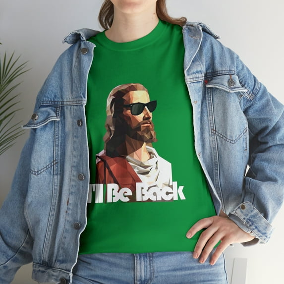 Funny I'll Be Back Retro Jesus Vintage Birthday Gift T-Shirt