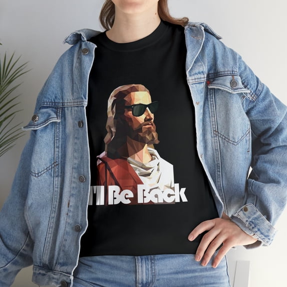 Funny I'll Be Back Retro Jesus Vintage Birthday Gift T-Shirt