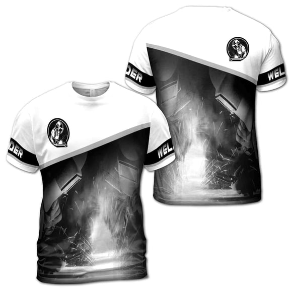 Funny I'm A Welder Welding Dad Gift 3D T-Shirt S-5XL