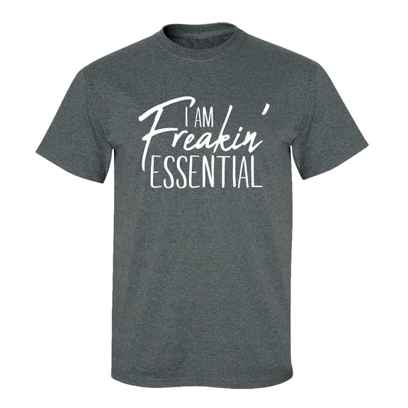 Funny I'm Freakin' Essential Unisex Short Sleeve T-shirt-Dark Heather-small