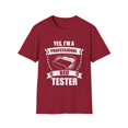 thumbnail image 1 of Funny I'm a Professional Mattress Bed Tester Enthusiasts Novelty Bunk Beds Bedroom Couch Evaluator Examiner Unisex Softstyle T-Shirt, 1 of 4