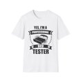 thumbnail image 1 of Funny I'm a Professional Mattress Bed Tester Enthusiasts Novelty Bunk Beds Bedroom Couch Evaluator Examiner Unisex Softstyle T-Shirt, 1 of 4