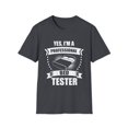 thumbnail image 1 of Funny I'm a Professional Mattress Bed Tester Enthusiasts Novelty Bunk Beds Bedroom Couch Evaluator Examiner Unisex Softstyle T-Shirt, 1 of 4