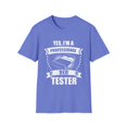 thumbnail image 1 of Funny I'm a Professional Mattress Bed Tester Enthusiasts Novelty Bunk Beds Bedroom Couch Evaluator Examiner Unisex Softstyle T-Shirt, 1 of 4